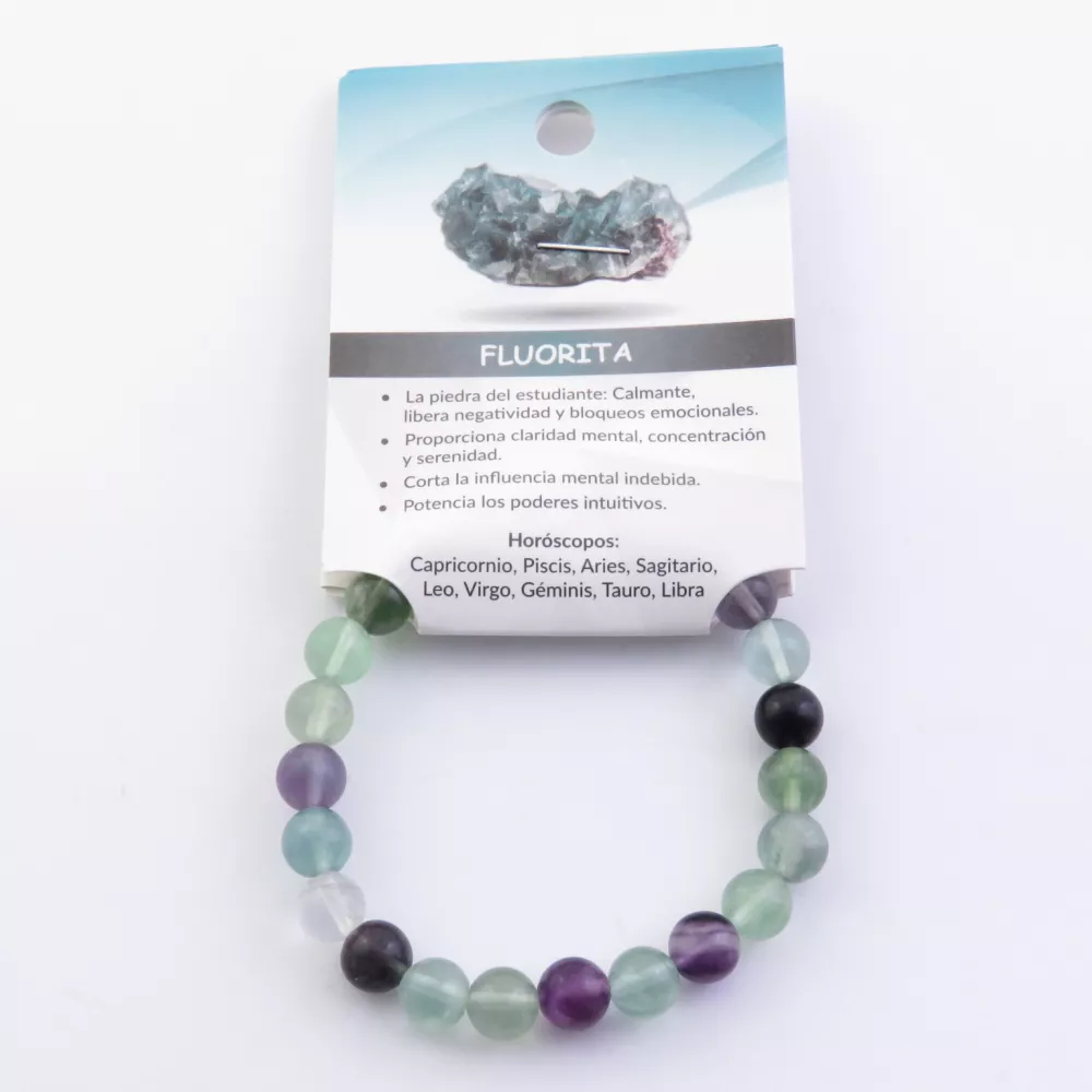 Pulsera Elástica de Fluorita: Propiedades y Beneficios