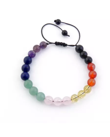 Pulsera elástica de piedras chips naturales de los 7 chakras: Descubre sus usos, beneficios y cómo se alinea con tu energía y co