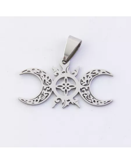 Collar de Nudo de Bruja y Diosa de la Triple Luna. Significado y Beneficios