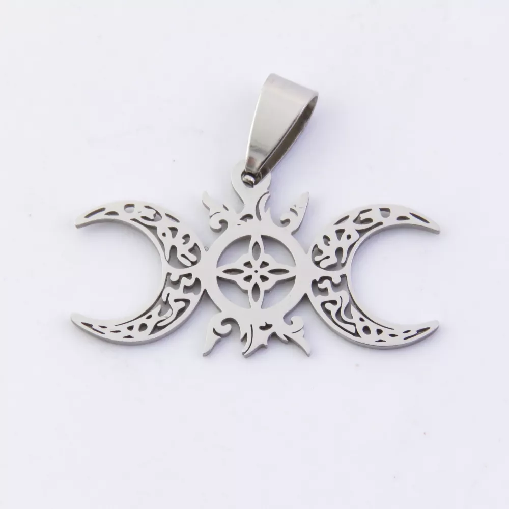 Collar de Nudo de Bruja y Diosa de la Triple Luna. Significado y Beneficios