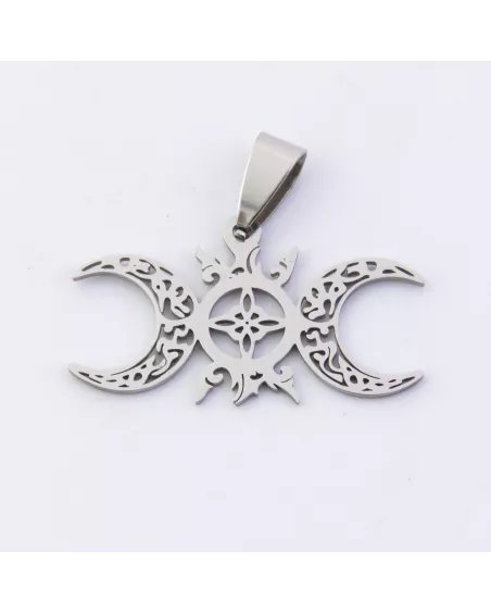 Collar de Nudo de Bruja y Diosa de la Triple Luna. Significado y Beneficios