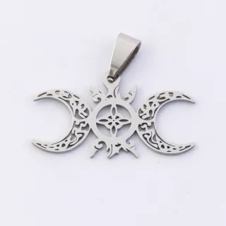 Collar de Nudo de Bruja y Diosa de la Triple Luna. Significado y Beneficios