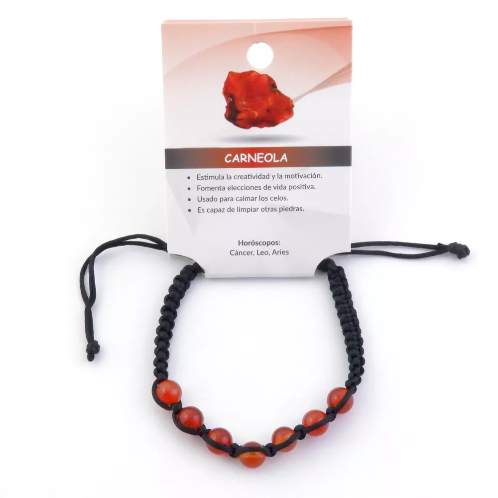 Pulseras de Cornalina: Descubre sus Características, Beneficios y Cómo Usarlas para Potenciar tu Energía