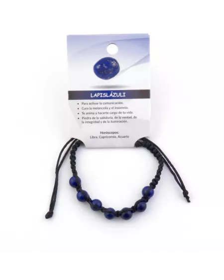 Pulsera de piedra natural Lapislázuli: Energiza tu Horóscopo y Chakras con esta Piedra Mágica