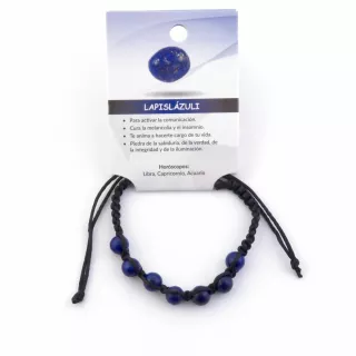 Pulsera de piedra natural Lapislázuli: Energiza tu Horóscopo y Chakras con esta Piedra Mágica