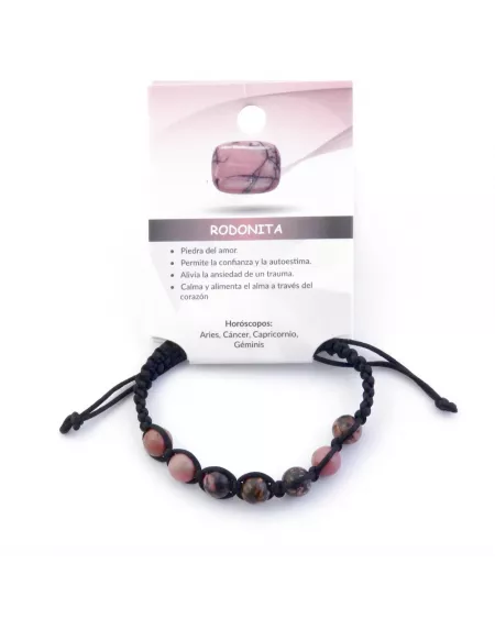 Pulsera de Rodonita: Autoamor, Armonización de Chakras y Conexión Astrológica. Renueva Tu Energía Interior