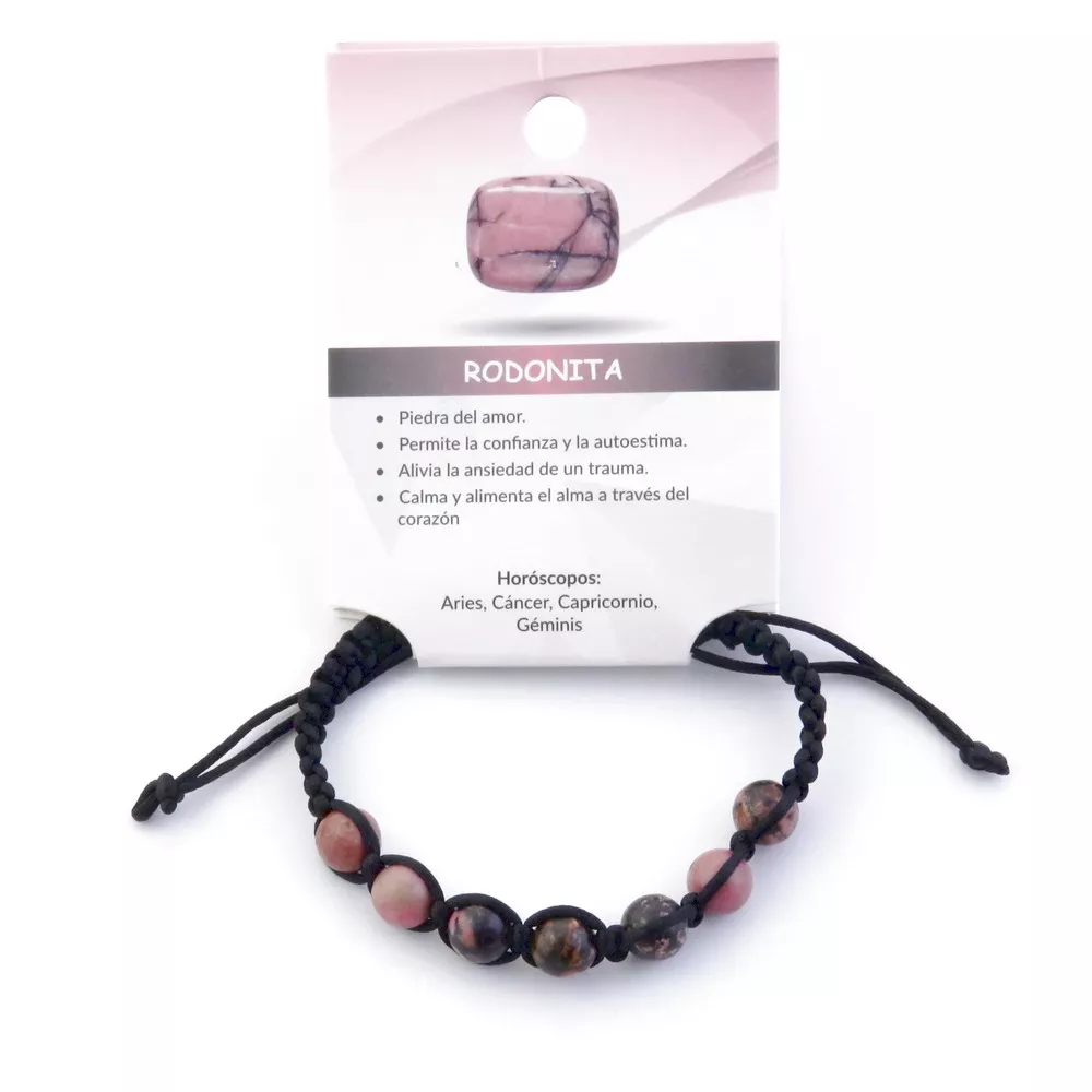Pulsera de Rodonita: Autoamor, Armonización de Chakras y Conexión Astrológica. Renueva Tu Energía Interior