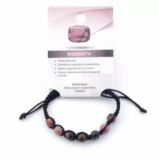 Pulsera de Rodonita: Autoamor, Armonización de Chakras y Conexión Astrológica. Renueva Tu Energía Interior