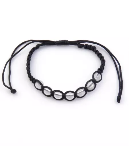 Descubre los beneficios de usar una pulsera elástica de cuarzo blanco cristalino. Conecta con tu chakra corona, encuentra clarid