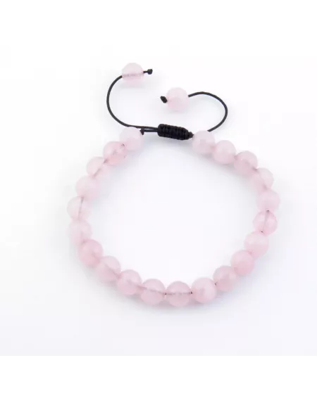 Pulsera de cordón de nudo corredizo de Cuarzo Rosa: Explora sus Beneficios, Conexión con los Chakras y Compatibilidad Astrológic