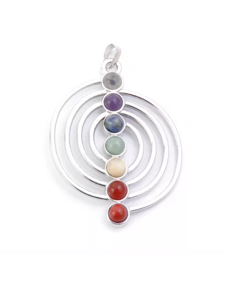 Collar con forma de espiral y piedras de los 7 chakras: Significado y beneficios