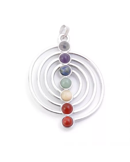 Collar con forma de espiral y piedras de los 7 chakras: Significado y beneficios