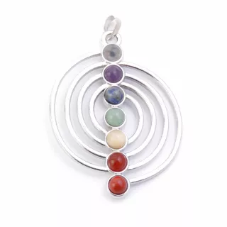 Collar con forma de espiral y piedras de los 7 chakras: Significado y beneficios