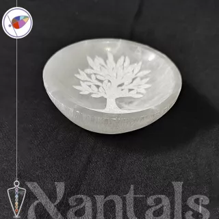 Cuenco de Selenita con el Árbol de la Vida: Usos y Beneficios