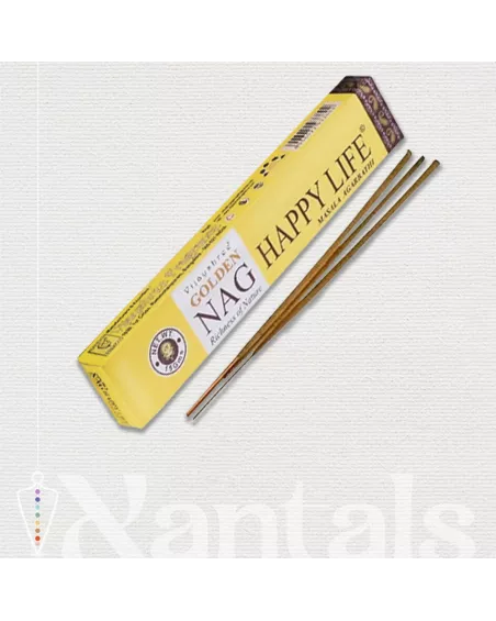 Inciensos Masala Vida Feliz Golden Nag: Beneficios y Usos