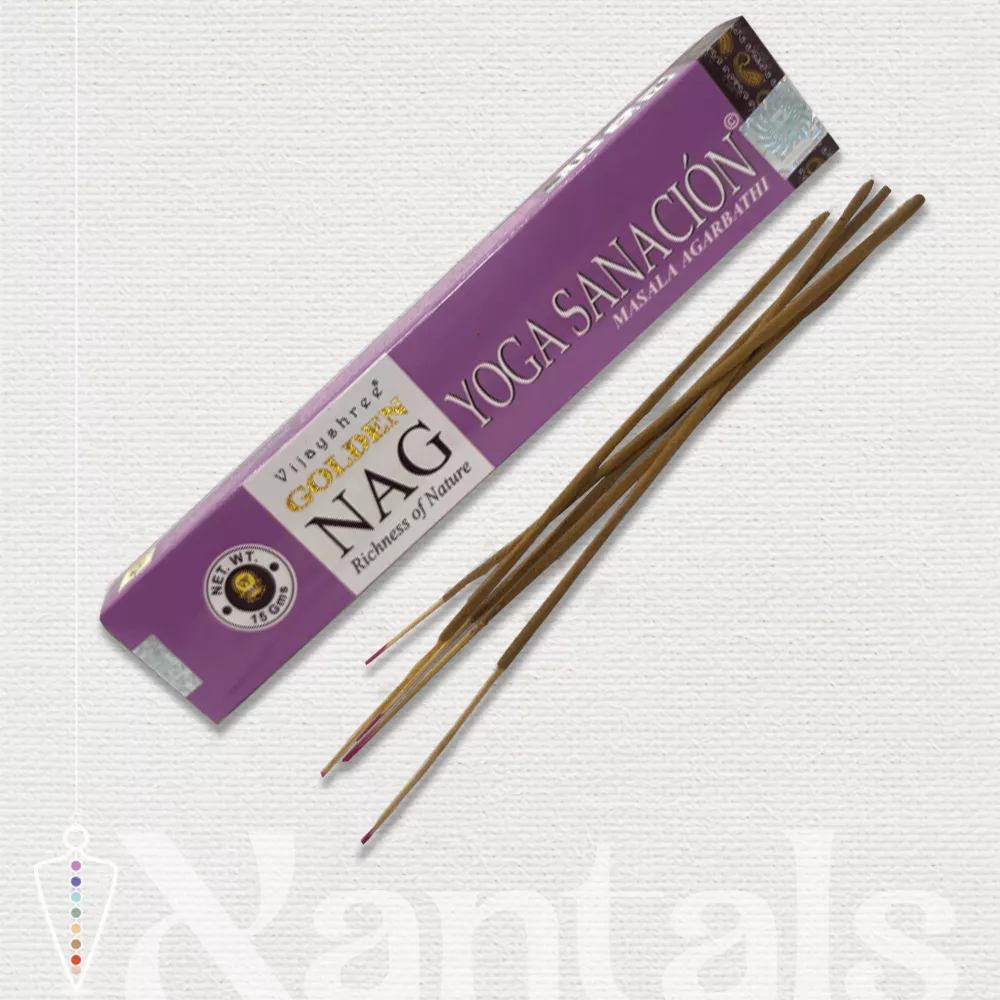 Inciensos Masala de Yoga Golden Nag: Beneficios para Meditación y Bienestar