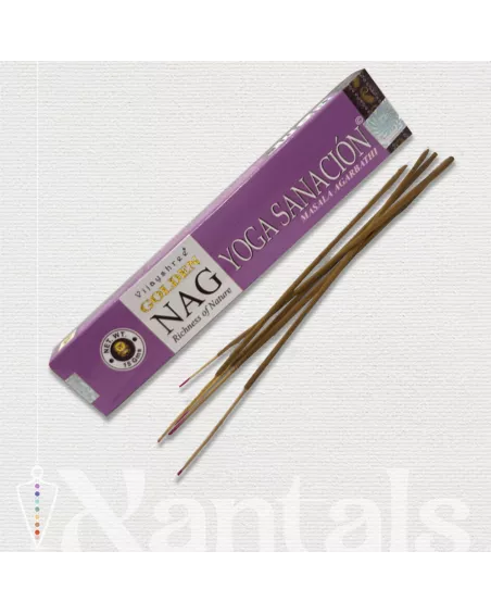 Inciensos Masala de Yoga Golden Nag: Beneficios para Meditación y Bienestar
