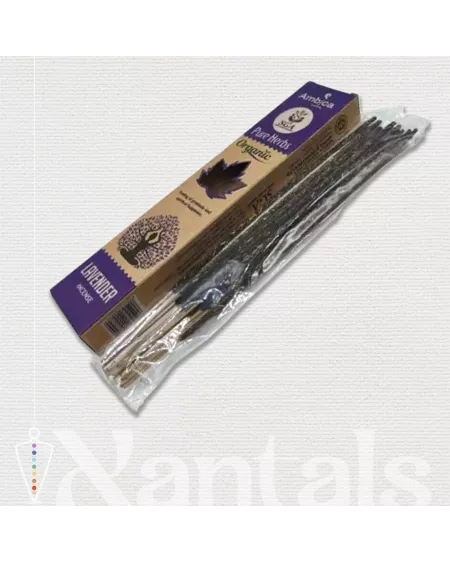 inciensos de lavanda orgánica, Ambica SGA, aromaterapia, purificación energética, inciensos naturales, bienestar emocional, medi