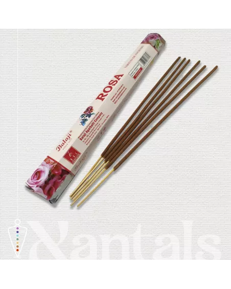 Incienso Hexagonal Balaji Varillas Masala de Rosa: Usos, Rituales y Días Propicios