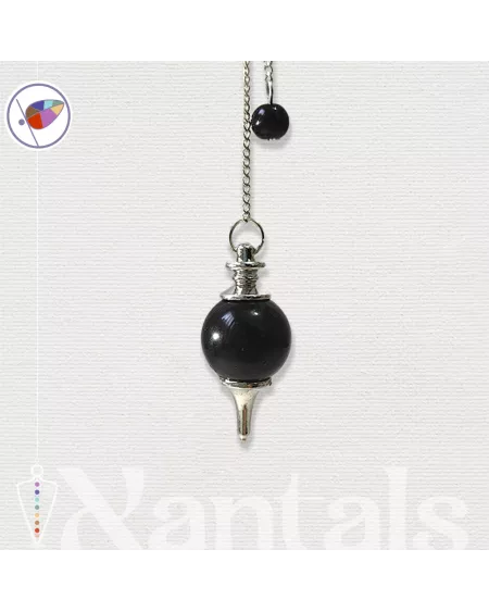 Péndulo de Ágata Negra: Usos, Chakras y Limpieza para Radiestesia