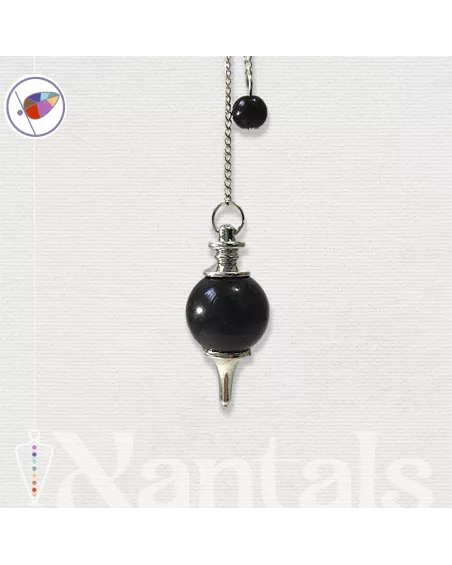 Péndulo de Ágata Negra: Usos, Chakras y Limpieza para Radiestesia