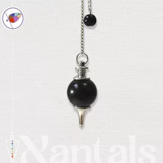 Péndulo de Ágata Negra: Usos, Chakras y Limpieza para Radiestesia