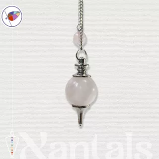 Péndulo de Radiestesia de Cuarzo Rosa: Usos, Chakras y Limpieza