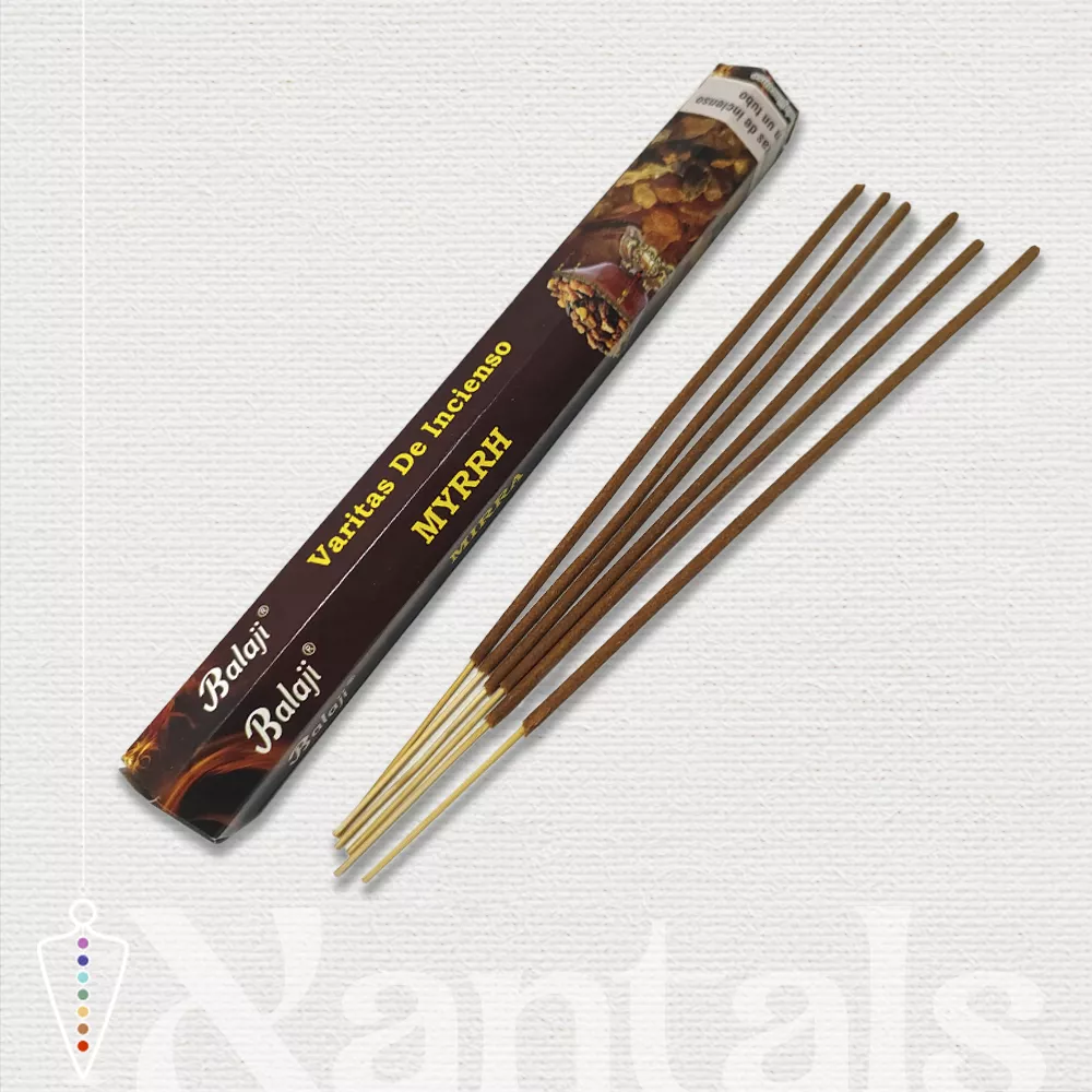 Incienso Hexagonal Balaji con Mirra: Usos, Ritual y Día Ideal