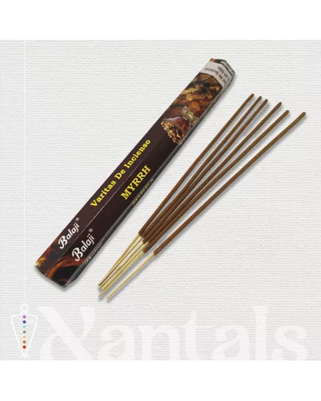 Incienso Hexagonal Balaji con Mirra: Usos, Ritual y Día Ideal