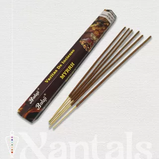 Incienso Hexagonal Balaji con Mirra: Usos, Ritual y Día Ideal