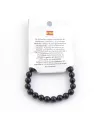 Pulsera Elástica de Turmalina Negra: Protección y Equilibrio Energético