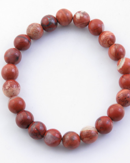 Pulsera Elástica de Jaspe Rojo: Chakras, Horóscopos y Beneficios Espirituales