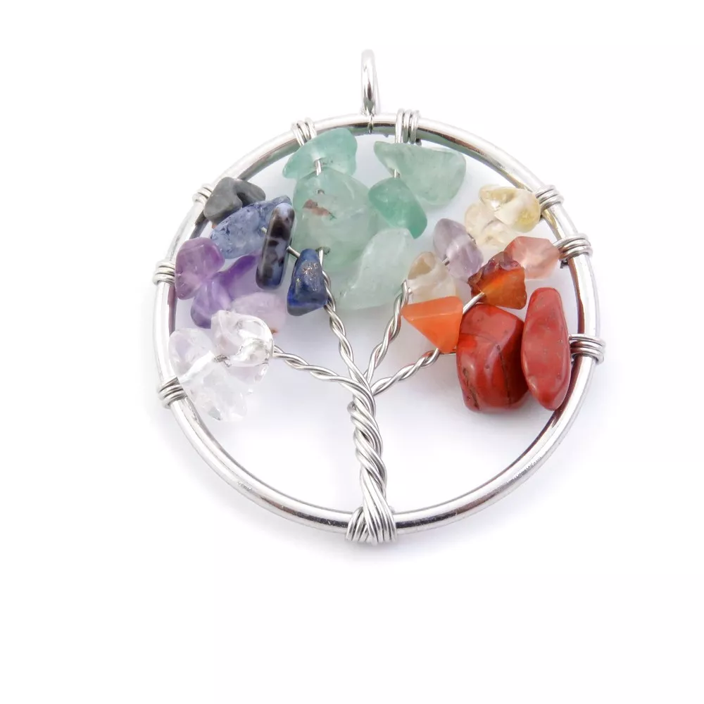 Collar Árbol de la Vida con Piedras de Chakras: Significado y Beneficios