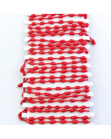 Pulseras de nudo corredizo de 7 nudos rojos: significado y beneficios