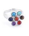 Cómo usar un anillo ajustable con piedras de los 7 chakras para equilibrar tu energía