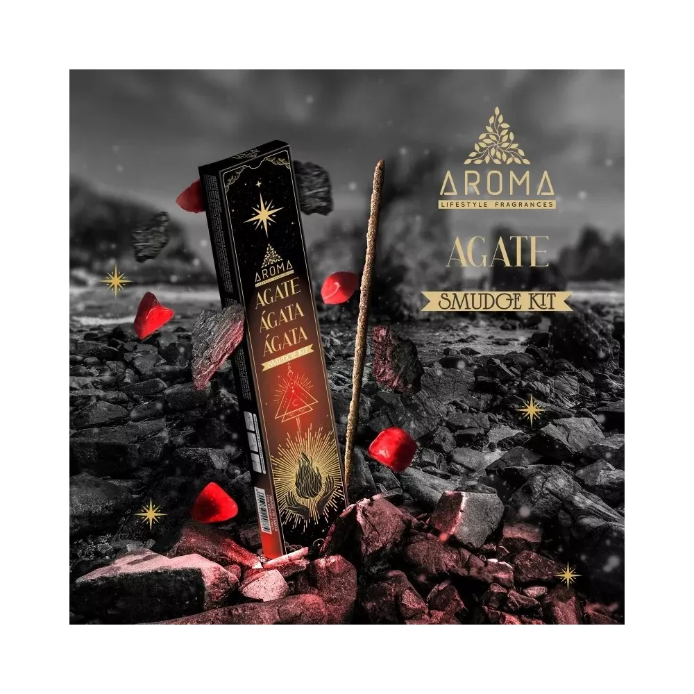 Usos y Beneficios del Incienso de Ágata con Cristales