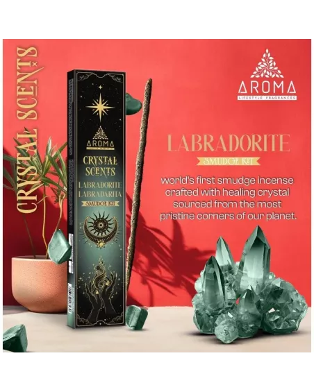 Cómo usar incienso de labradorita con cristales: beneficios y rituales