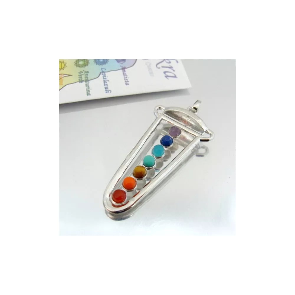 Colgante de gemas naturales de los 7 chakras: Conoce sus usos, propiedades y cómo armoniza con tu vitalidad y compatibilidad ast