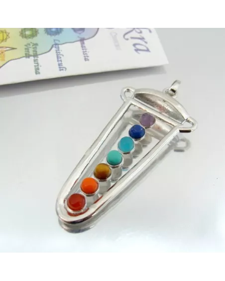 Colgante de gemas naturales de los 7 chakras: Conoce sus usos, propiedades y cómo armoniza con tu vitalidad y compatibilidad ast