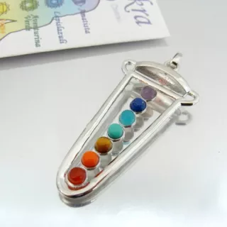 Colgante de gemas naturales de los 7 chakras: Conoce sus usos, propiedades y cómo armoniza con tu vitalidad y compatibilidad ast