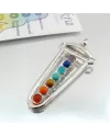 Colgante de gemas naturales de los 7 chakras: Conoce sus usos, propiedades y cómo armoniza con tu vitalidad y compatibilidad ast