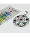 Colgante con fragmentos de gemas naturales de los 7 chakras: Explora sus aplicaciones, ventajas y cómo resuena con tu energía.