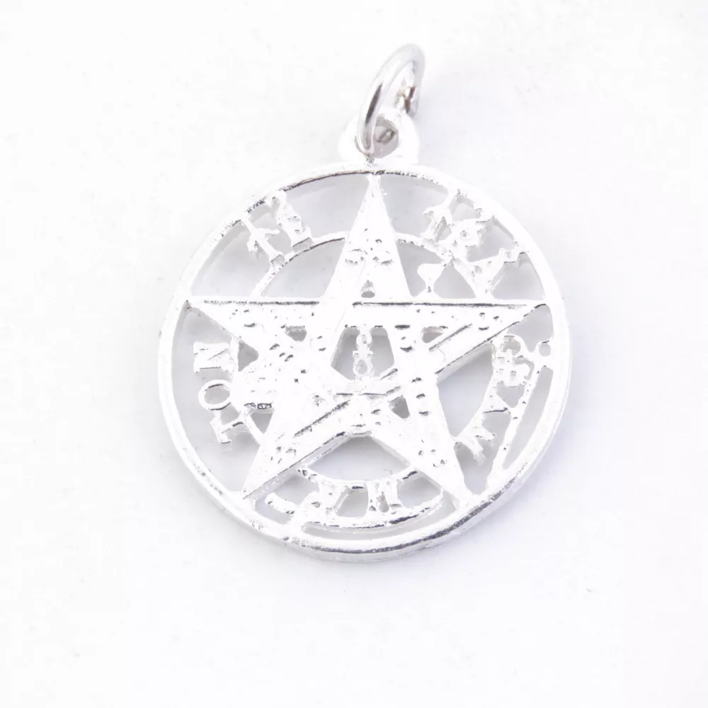 Colgante de Tetragámaton con Espada: Protección y Energía Positiva