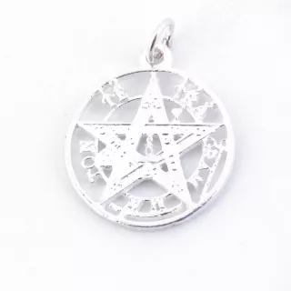 Colgante de Tetragámaton con Espada: Protección y Energía Positiva