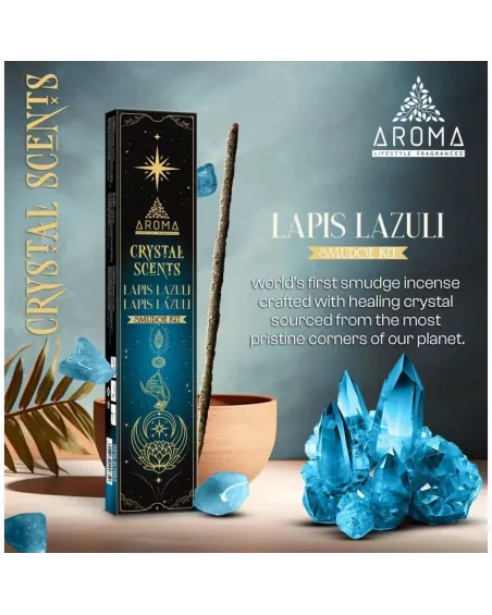 Cómo usar incienso y cristales de Lapislázuli para atraer sabiduría y protección