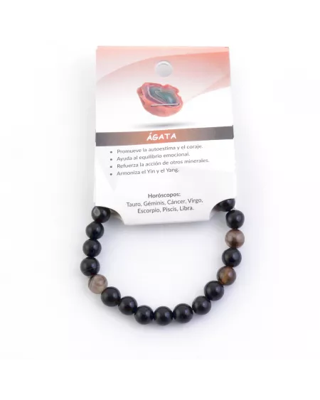 Pulsera de Ágata Negra: Beneficios, Chakras y Signos Zodiacales