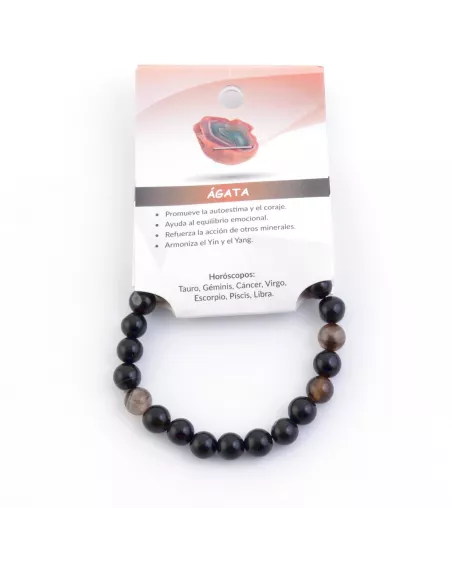 Pulsera de Ágata Negra: Beneficios, Chakras y Signos Zodiacales