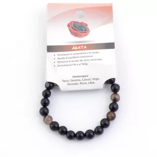Pulsera de Ágata Negra: Beneficios, Chakras y Signos Zodiacales