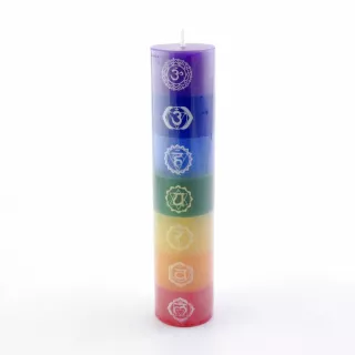 Vela de los 7 Chakras: Usos, Beneficios y Días Ideales para Encenderlas