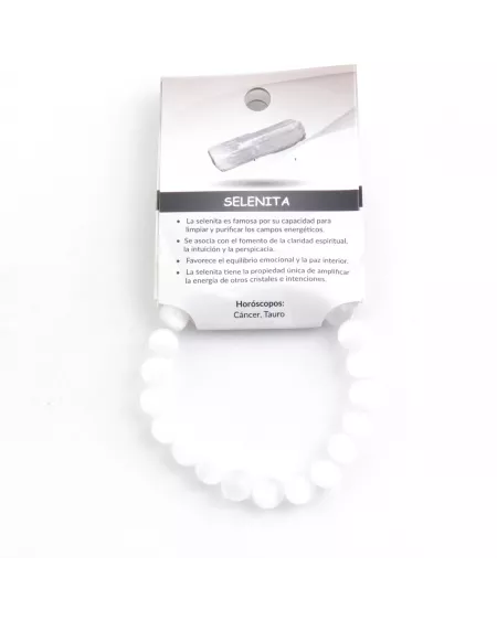 Pulsera Elástica de Selenita: Beneficios, Chakras y Horóscopos